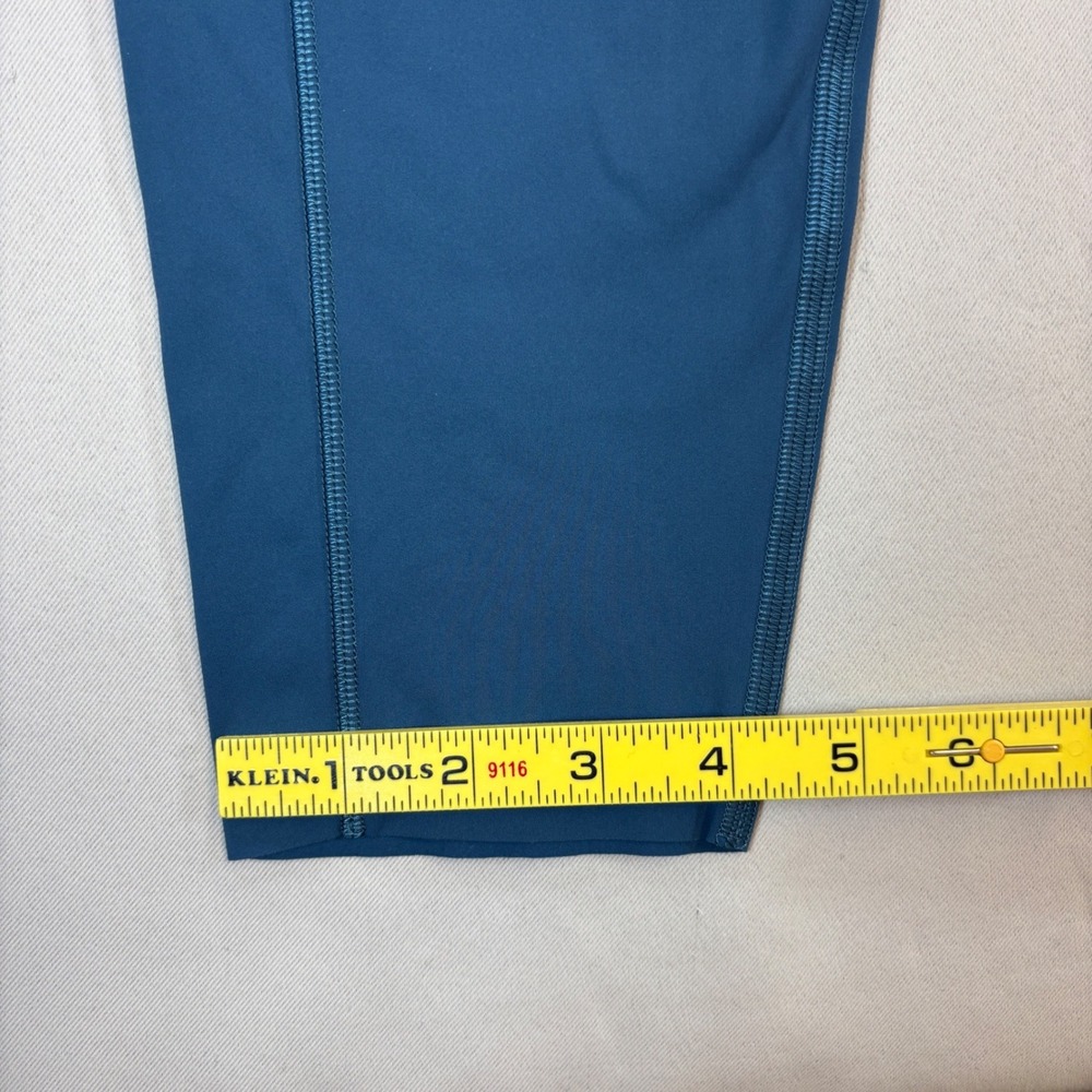 Lululemon Fast and Free Tight 28 Women 12 Blue Brushed Nulux Running Workout - Picture 8 of 12